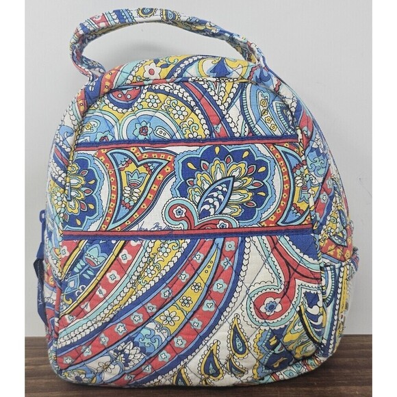 Vera Bradley Handbags - Vera Bradley Lunch Bag Retired Pattern Marina Paisley Multicolor ID Holder